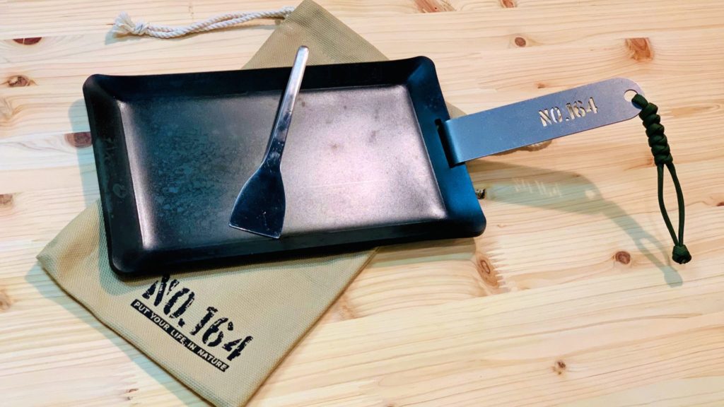 アウトドア 調理器具 ヒロシ【NO.164】『独焼鉄板』レビュー＆シーズニング方法解説（写真 